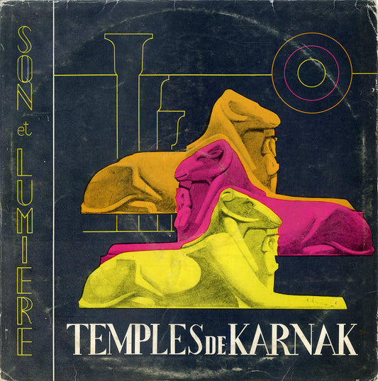 Gaston Bonheur, Georges Delerue - Temples De Karnak (Thebes Aux Cent Portes - Son Et Lumiere) (2xLP, Fre)