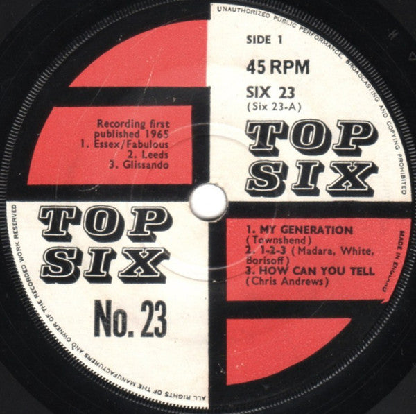 Unknown Artist - Top Six No. 23 (7")