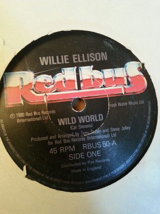 Willie Ellison* - Wild World / Chained Lover (7", Single)