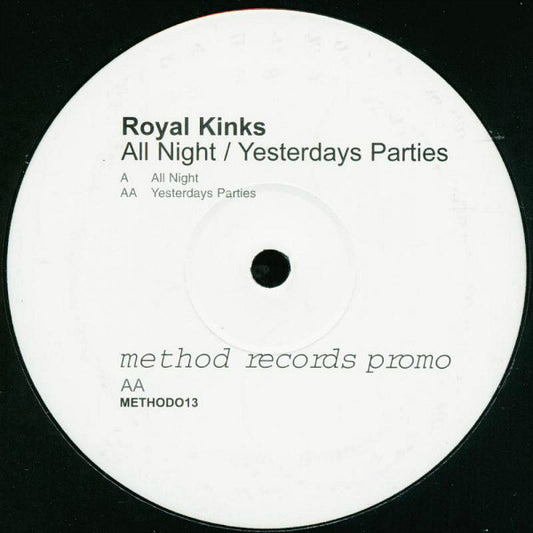 Royal Kinks - All Night / Yesterdays Parties (12", Promo)