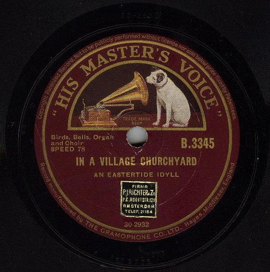 No Artist - In A Village Churchyard / Daybreak At A Surrey Farm (Shellac, 10")