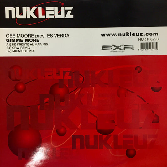 Gee Moore Presents Es Vedra - Gimme More (12")