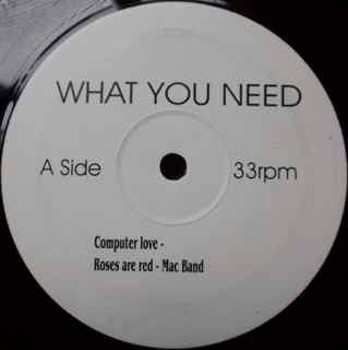 Various - What You Need (12")