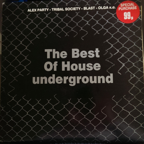 Various - The Best Of House Underground (LP, Comp)