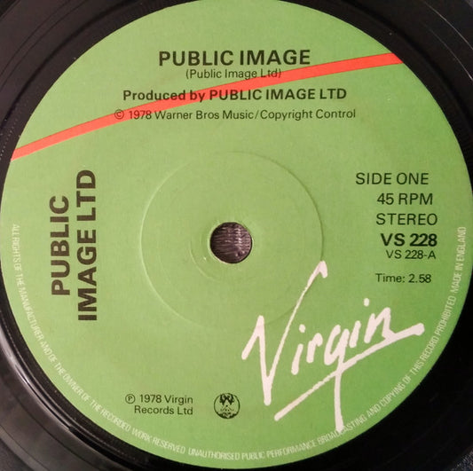 Public Image Ltd* - Public Image (7", Single)