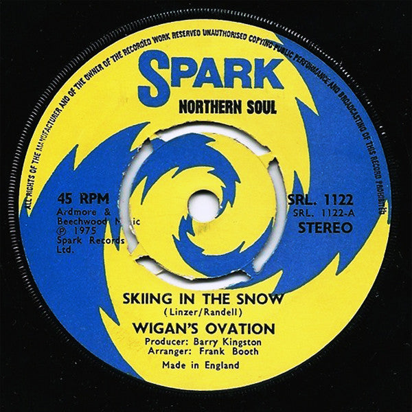 Wigan's Ovation - Skiing In The Snow (7", Single, 4-P)