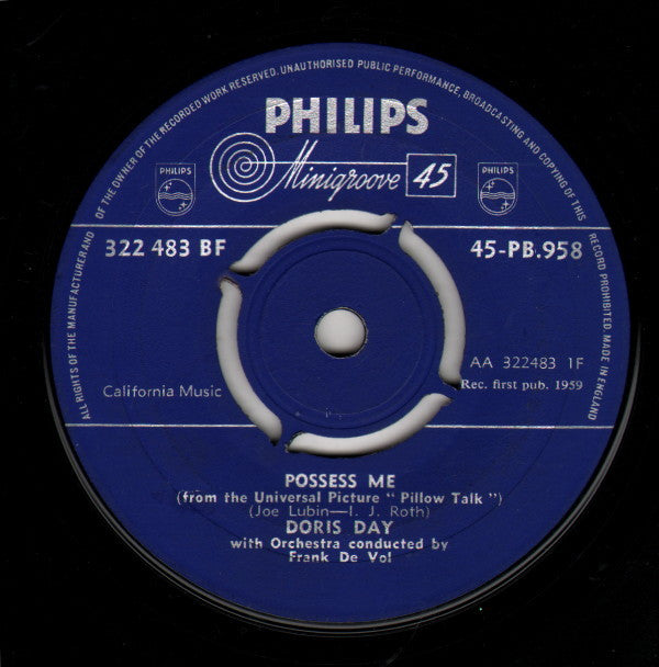 Doris Day - Possess Me (7", Single, 4 P)