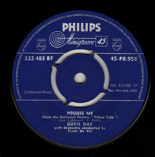 Doris Day - Possess Me (7", Single, 4 P)