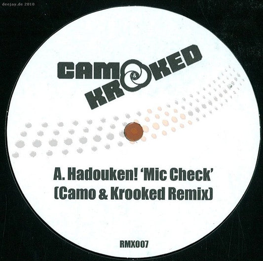 Hadouken! / Nightbus - Mic Check / I Wanna Be You (Camo & Krooked Remixes) (12", Unofficial)