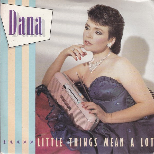 Dana (9) - Little Things Mean A Lot (7", Single)