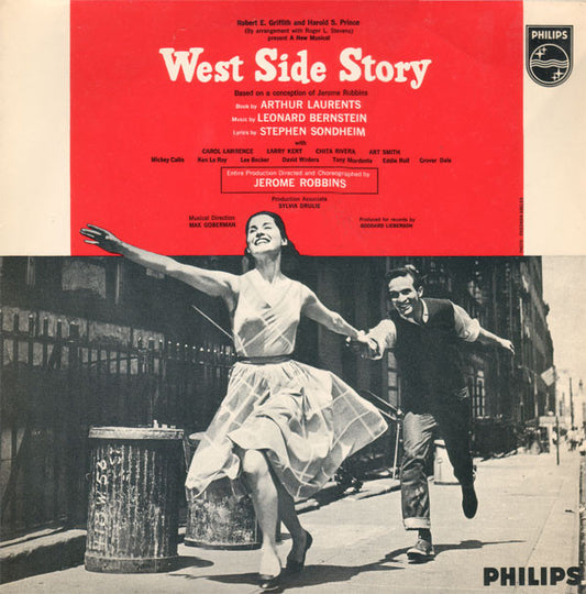 Leonard Bernstein, Stephen Sondheim, Carol Lawrence, Larry Kert, Chita Rivera, Art Smith* - West Side Story (LP, Mono)