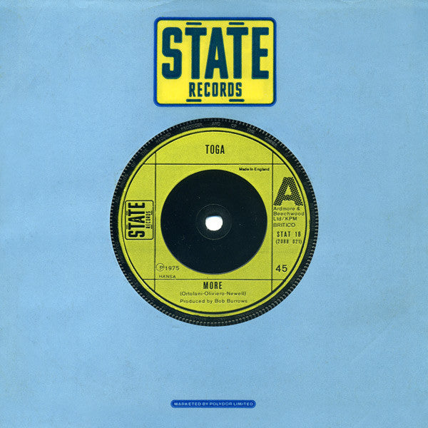Toga - More (7", Single)