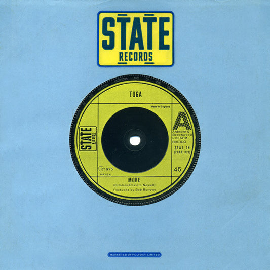Toga - More (7", Single)