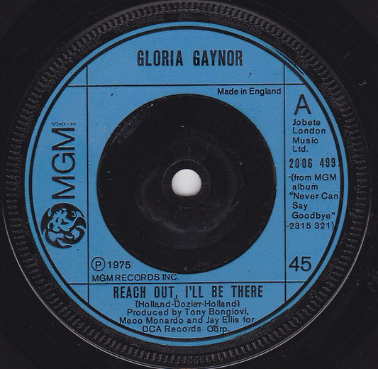 Gloria Gaynor - Reach Out, I'll Be There (7", Single)
