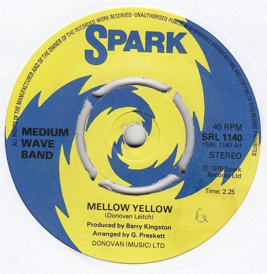 Medium Wave Band - Mellow Yellow (7", Pus)