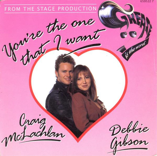 Craig McLachlan & Debbie Gibson - You're The One That I Want (7", Single)