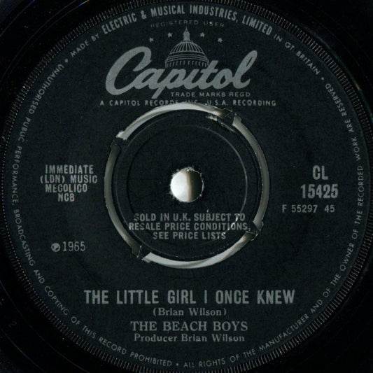 The Beach Boys - The Little Girl I Once Knew (7", Single)