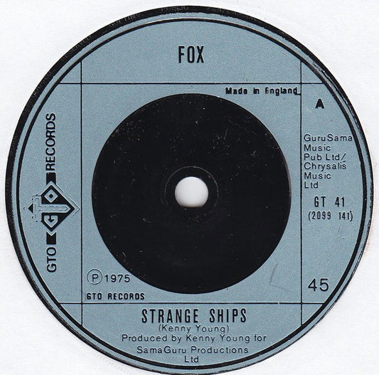 Fox (3) - Strange Ships (7", Single)