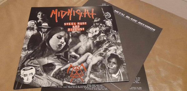 Midnight (9) - Steel, Rust And Disgust (LP, Album)