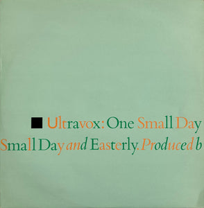 Ultravox - One Small Day (Special Re-Mix) (12", Single)