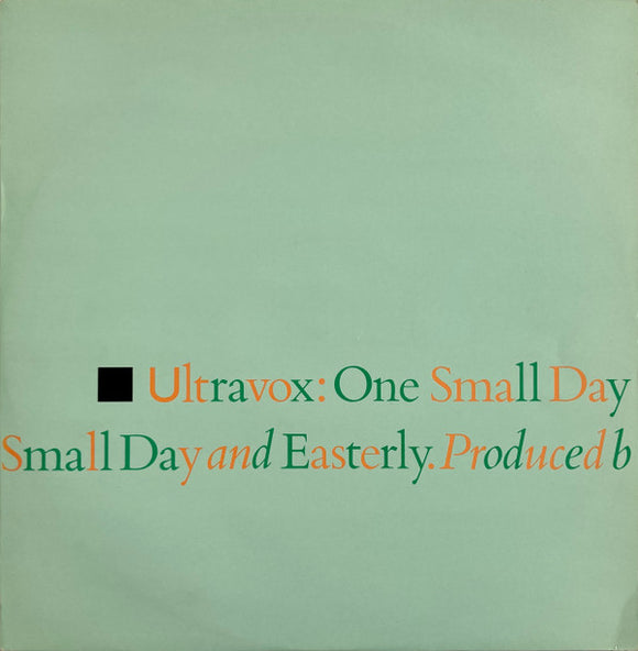 Ultravox - One Small Day (Special Re-Mix) (12