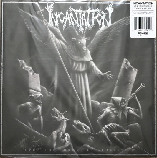 Incantation - Upon The Throne Of Apocalypse (LP, Album, RE, RM, Bla)