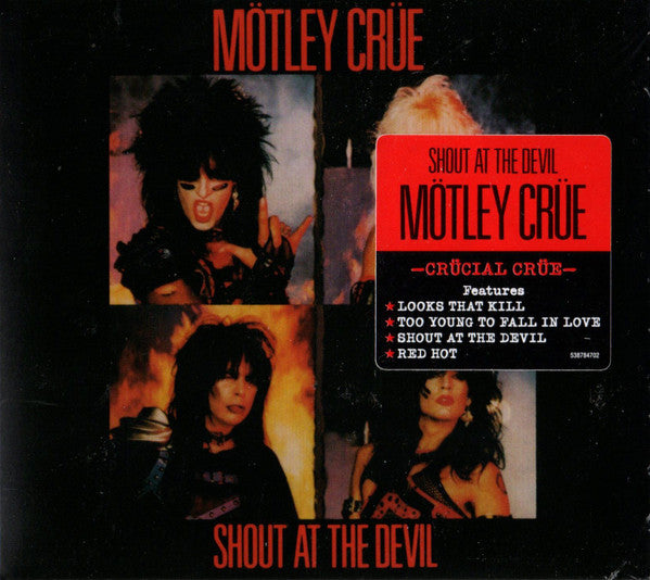 Mötley Crüe - Shout At The Devil (CD, Album, RE, RM, Dig)