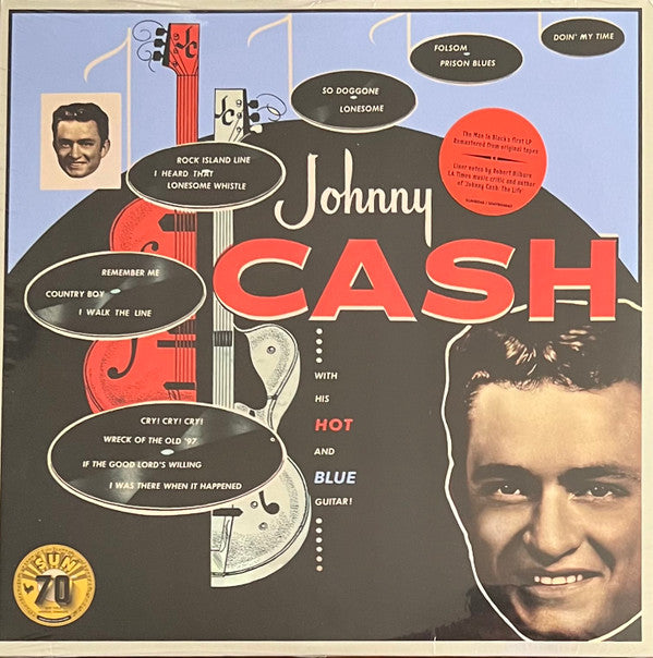 Johnny Cash - With His Hot And Blue Guitar (LP, RM)