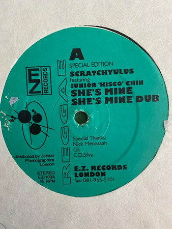 Scratchyulus Featuring Junior 'Kisco' Chin* - She's Mine (12")