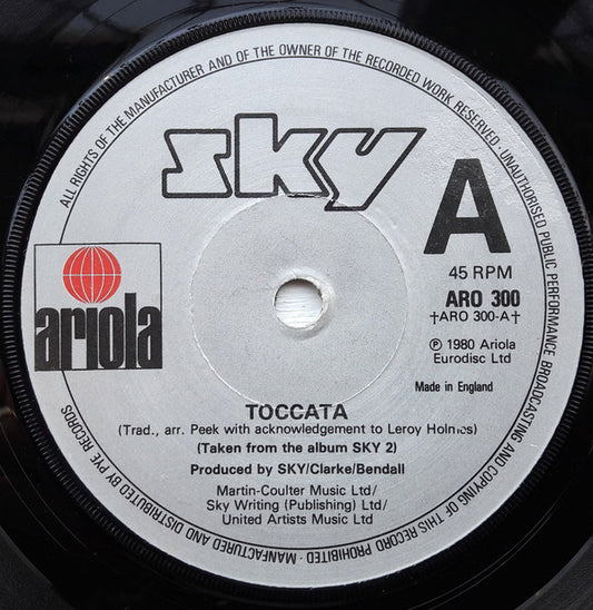 Sky (4) - Toccata (7", Single, Com)