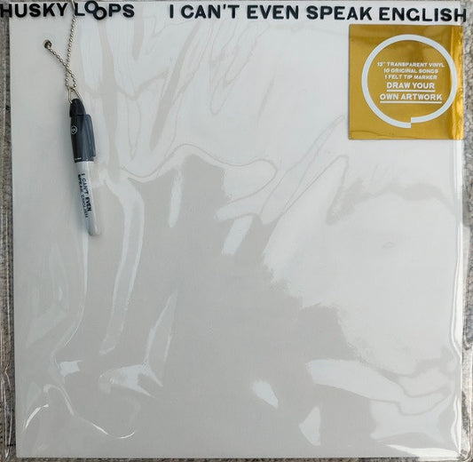 Husky Loops - I Can't Even Speak English (LP, Ltd, Tra)