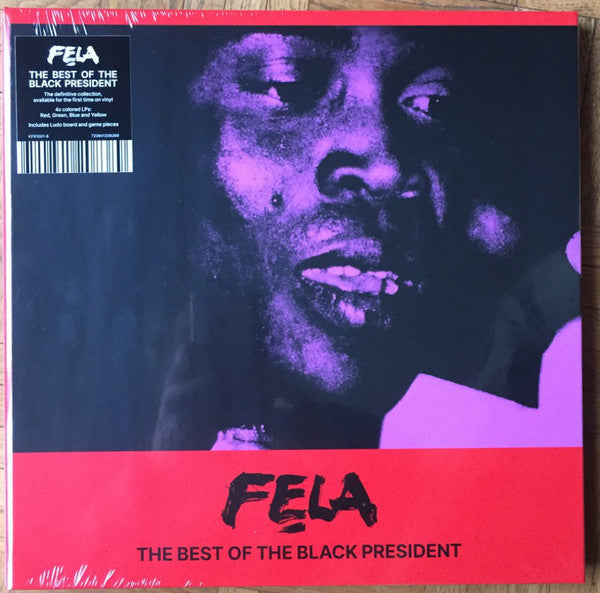 Fela Kuti - The Best Of The Black President (LP, Ltd, Red + LP, Ltd, Gre + LP, Ltd, Blu + LP, L)