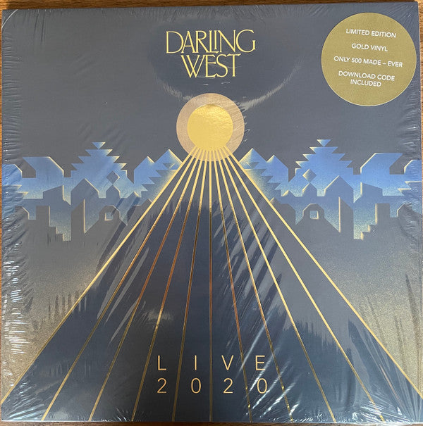 Darling West - Live 2020 (LP, Album, Ltd, Gol)