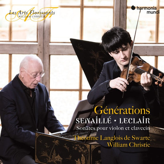 Théotime Langlois De Swarte, William Christie - "Générations" Senaillé & Leclair : Sonatas For Violin And Harpsichord (CD)