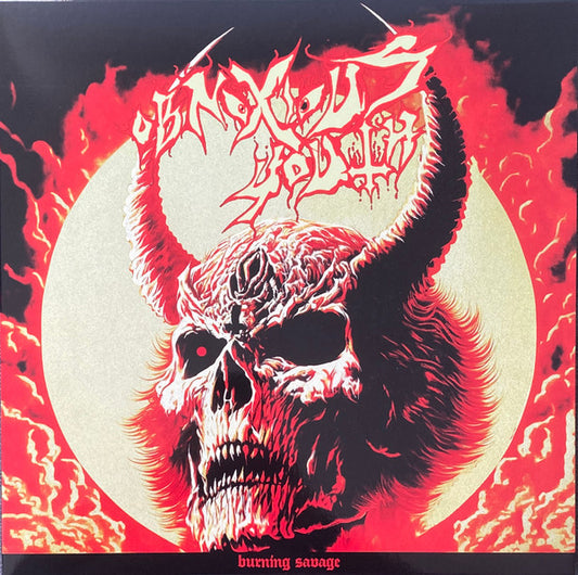 Obnoxious Youth - Burning Savage (LP, Album, Ltd, Red)