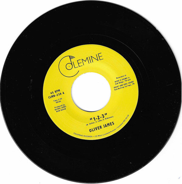 Oliver James (7) - 1-2-3 (7", Single)