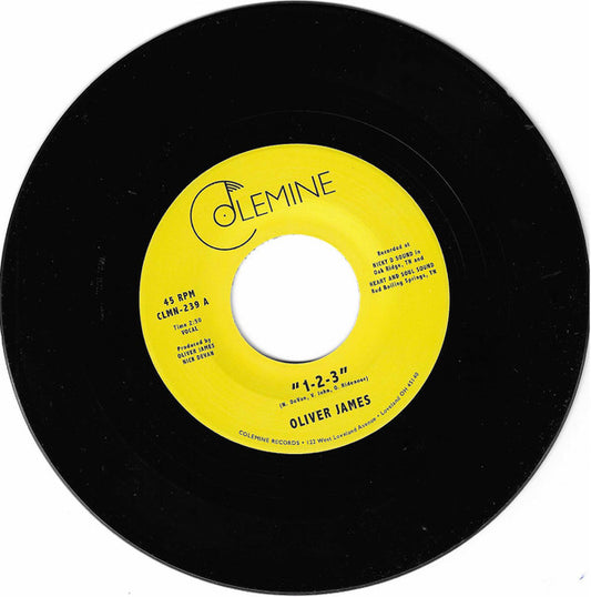 Oliver James (7) - 1-2-3 (7", Single)