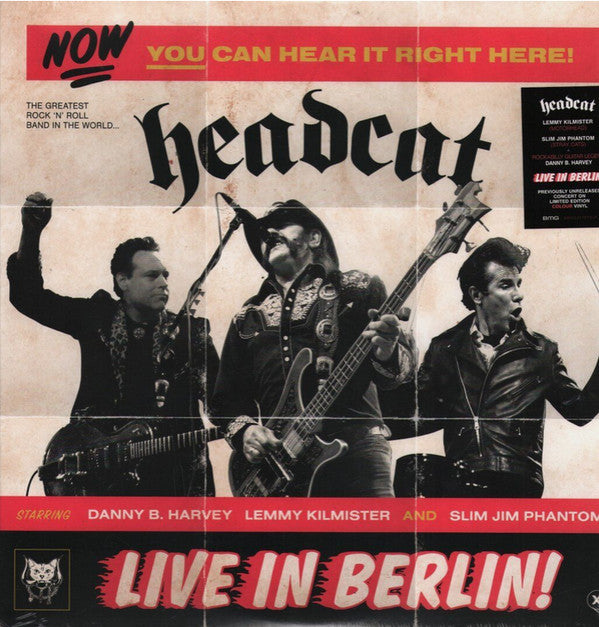 Headcat* - Live In Berlin! (2xLP, Album, Ltd, Red)