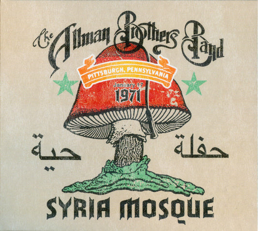 The Allman Brothers Band - Syria Mosque Pittsburgh, PA January 17, 1971 (CD, Album)