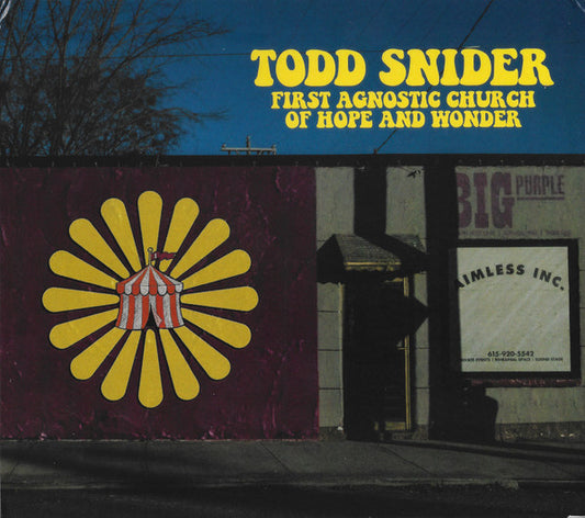 Todd Snider - First Agnostic Church Of Hope And Wonder (CD, Album)