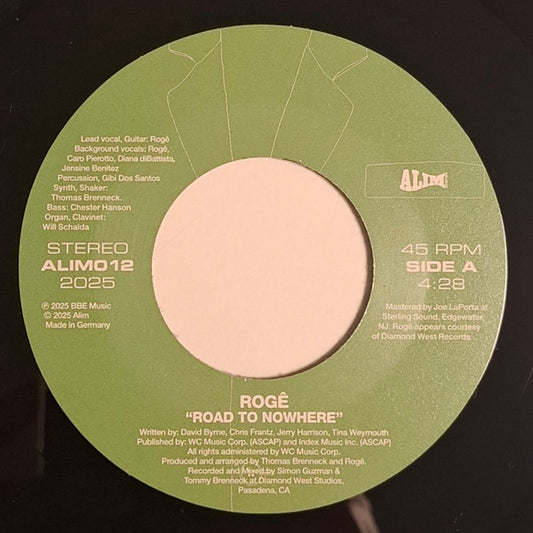 Rogê - Road To Nowhere (7", Single)