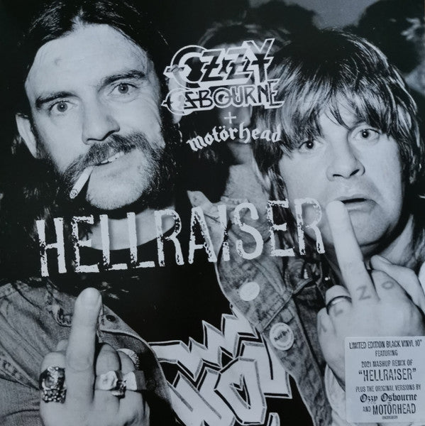 Ozzy Osbourne + Motörhead - Hellraiser (10", Single, Ltd, P/Mixed)