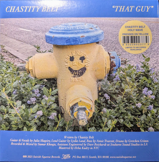 Chastity Belt / Holy Wave - That Guy b/w Time Crisis Too (7", Ltd, Yel)