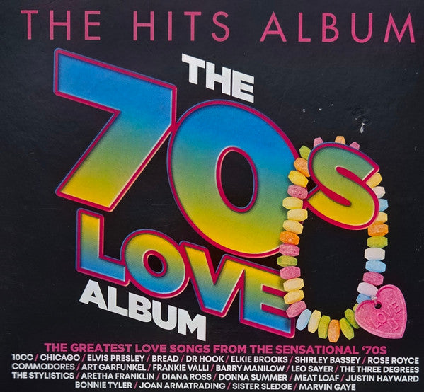 Various - The Hits Album - The 70s Love Album (3xCD, Comp)