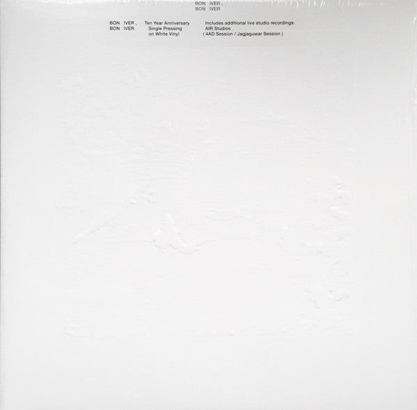 Bon Iver - Bon Iver, Bon Iver (2xLP, Album, Ltd, RE, Whi)