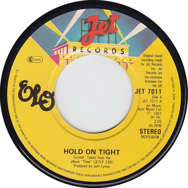 ELO* - Hold On Tight (7", Single, Lar)