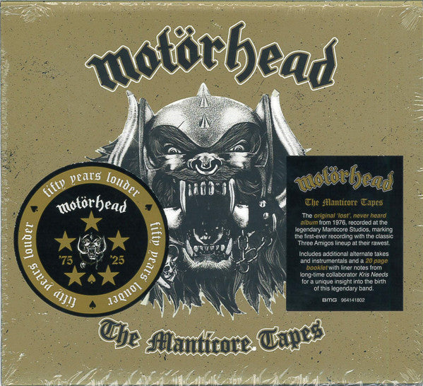 Motörhead - The Manticore Tapes (CD, Album, Dig)
