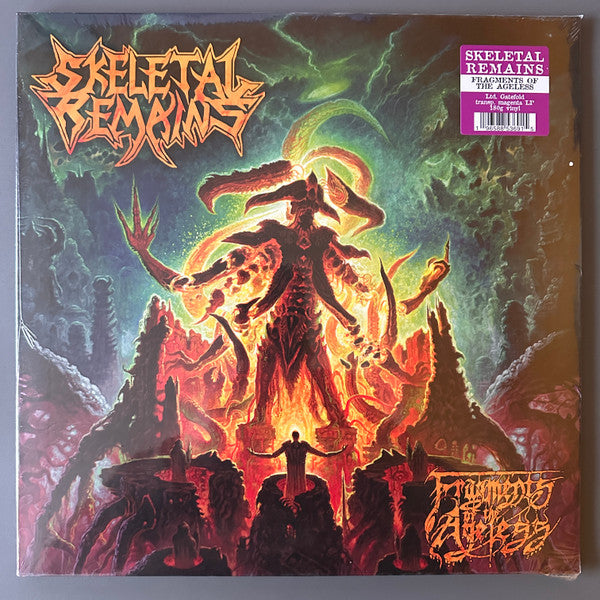 Skeletal Remains (3) - Fragments Of The Ageless (LP, Album, Ltd, Mag)