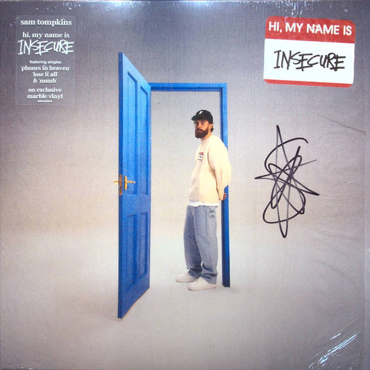 Sam Tompkins - Hi, My Name Is Insecure (LP, Album, Blu)