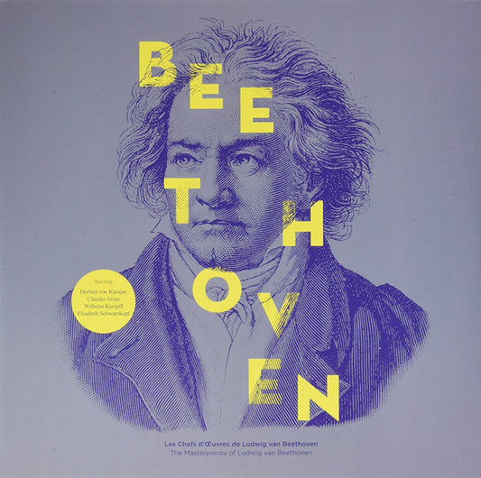 Ludwig van Beethoven -  Les Chefs D'Œuvres De = The Masterpieces Of Ludwig Van Beethoven (LP, Comp, 180)
